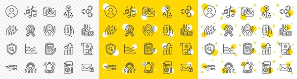 Outline Diagram Chart Ranking Stars Creative Painting Line Icons Pack — 스톡 벡터