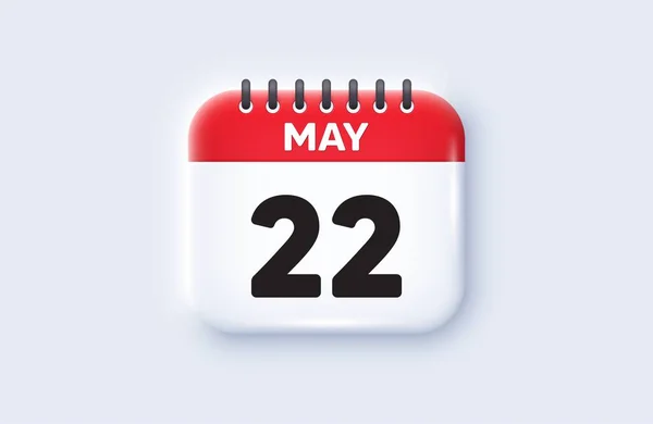 Data Calendario Icona Giorno Del Mese Icona Calendario Eventi Data — Vettoriale Stock
