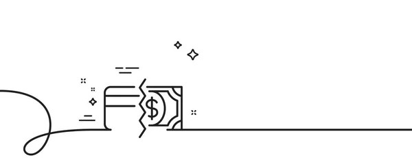 Πιστωτική Κάρτα Εικονίδιο Γραμμής Μετρητών Συνεχής Μία Γραμμή Μπούκλα Μέθοδοι — Διανυσματικό Αρχείο