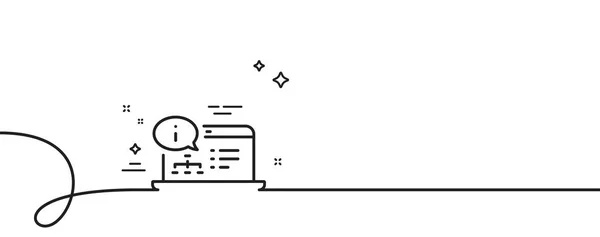 Ref Line Документации Непрерывная Одна Линия Кудряшками Техническая Инструкция Онлайн — стоковый вектор