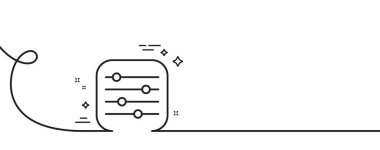 Filtre çizgisi simgesi. Kıvrımlı tek bir çizgi. Kontrol çubuğu işareti. Ses dengesi sembolü. Tek bir taslak şeridi filtrele. Döngü eğrisi modeli. Vektör