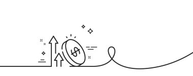 Görev çizgisi simgesini çıkart. Kıvrımlı tek bir çizgi. Fiyatı yükselt. Enflasyon ya da vergi oranı sembolü. Tek ana hatlı şerit uygula. Döngü eğrisi modeli. Vektör