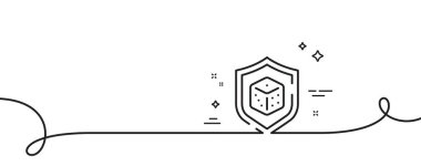 Zar çizgisi simgesi. Kıvrımlı tek bir çizgi. Tahta oyun kübü işareti. Kumarhane kumar sembolü. Tek bir taslak şerit. Döngü eğrisi modeli. Vektör