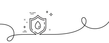 Kan bağışı ikonu. Kıvrımlı tek bir çizgi. Tıbbi analiz işareti. Eczane ilaç sembolü. Kan bağışı tek hatlı şerit. Döngü eğrisi modeli. Vektör