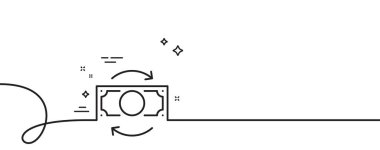 Para çizgisi simgesini değiştir. Kıvrımlı tek bir çizgi. Döviz kurları tabelası. Ödeme sembolünü transfer et. Tek taslak şeridi değiştirin. Döngü eğrisi modeli. Vektör
