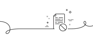 İzin verilmeyen belge satırı simgesi. Kıvrımlı tek bir çizgi. Dosya işareti yok. Ofis sembolü. Yanlış dosya, tek hatlı şerit. Döngü eğrisi modeli. Vektör