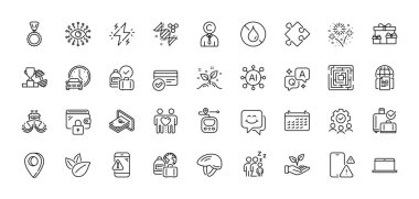 Phone warning, Organic product and Book car line icons pack. AI, Question and Answer, Map pin icons. Baggage reclaim, Internet documents, Startup concept web icon. Vector clipart