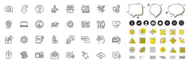 Nakit kart seti, Lezzetli gülümseme ve web uygulaması için Blok diyagramı simgeleri. Tasarım unsurları, sosyal medya simgeleri. Talimat bilgileri, telefon ödemeleri, Reddet web simgeleri. Vektör