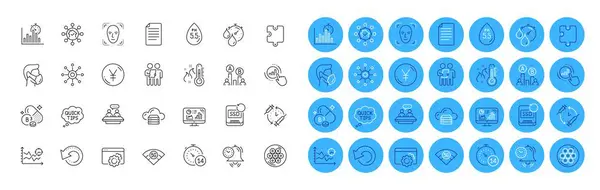 stock vector Report timer, Cloud server and Multichannel line icons pack. Time management, Recovery ssd, Vaccination schedule web icon. High thermometer, 5g wifi, Home facility pictogram. Graph chart. Vector