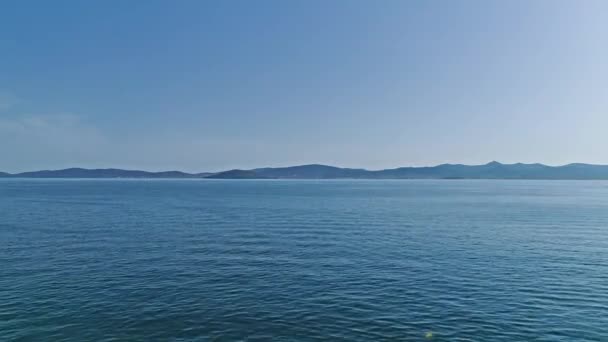Landscape Adriatic Sea Zadar Croatia — Stock Video