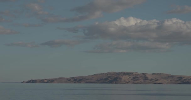 Panoramic View Middle Velebit Channel Port Zigljen — Stock Video
