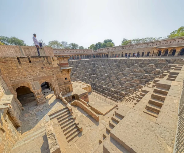 Abhaneri India March 2018 View Giant Ancient Chand Baori Stepwell — 스톡 사진