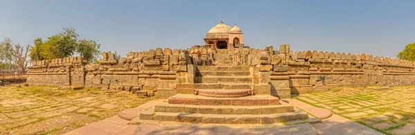 Abhaneri India March 2018 Панорамний Вид Древніх Останків Храму Harshat — стокове фото