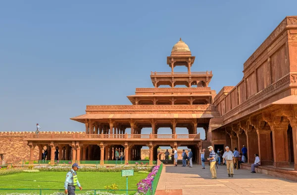 Fatehpur Sikri India Březen 2018 Historické Pozůstatky Panche Mahala Uttar — Stock fotografie