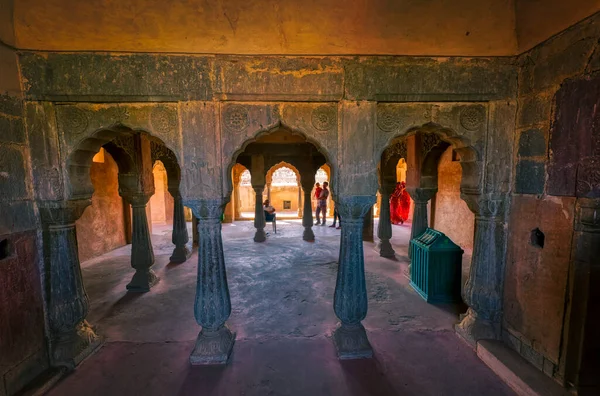 Abhaneri India Maart 2018 Oude Tempel Interieur Reusachtige Ancient Chand — Stockfoto