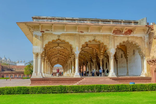Agra India March 2018 Vissee Historical Remains Public Hall Diwan — 图库照片