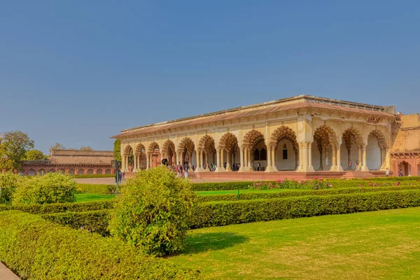 Agra Inde Mars 2018 Les Visiteurs Visitent Les Vestiges Historiques — Photo