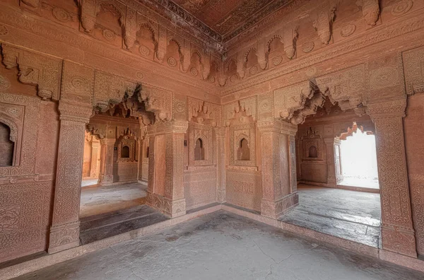 Fatehpur Sikri India March 2018 Temple Interior Historical Remains Panch — Stock Photo, Image