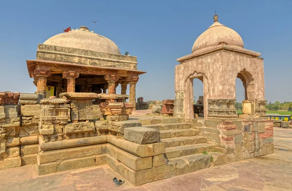 Starověké Pozůstatky Chrámu Harshat Mata Historické Vesnici Abhaneri Státě Rajasthan — Stock fotografie