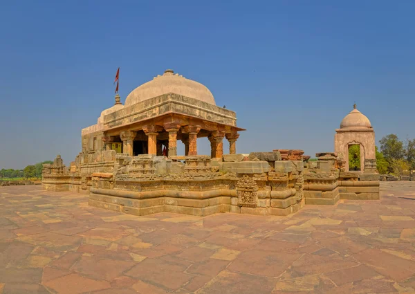 Стародавні Залишки Храму Харшат Мата Історичному Селі Абханері Штаті Раджастхан — стокове фото