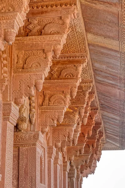 Fatehpur Sikri India 2018 Március Alsó Haramsara Oszlopos Istállóinak Maradványai — Stock Fotó