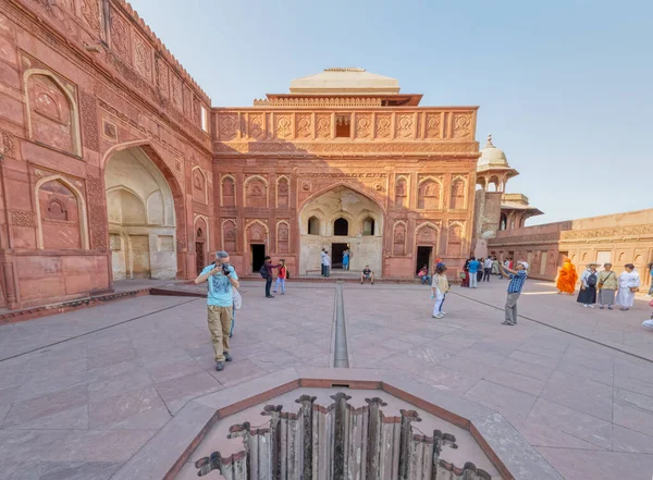 Agra India Mart 2018 Agra Kalesi Unesco Dünya Mirası Alanının — Stok fotoğraf