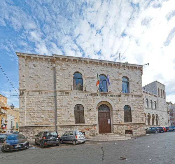 Bari Italy September 2019 Primary School Filippo Corridoni Center City — Stock Photo, Image