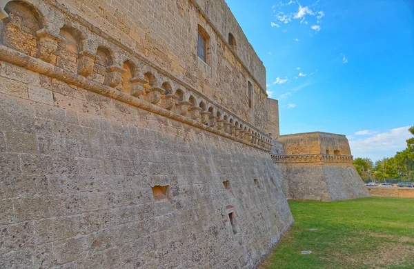 Bari Włochy Września 2019 Zamek Swabian Lub Castello Svevo Średniowieczny — Zdjęcie stockowe