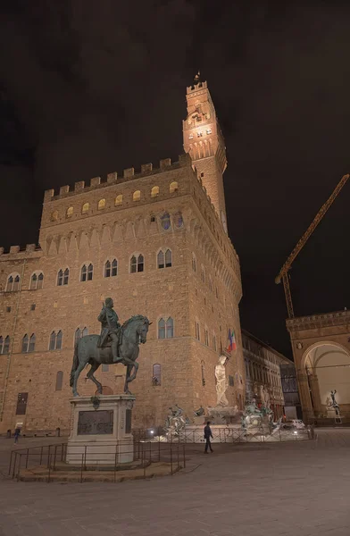Blorence Italien September 2019 Monument Till Cosimo Medici Och Neptunus — Stockfoto