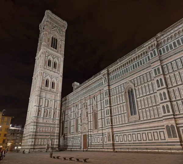 Florence Talya Eylül 2019 Duomo Katedrali Geceleri Santa Maria Del — Stok fotoğraf