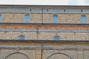 Medici Şapeli Duvarı dış tarafı, Cappelle Medicee Canto dei Nelli Caddesi, Floransa İtalya.
