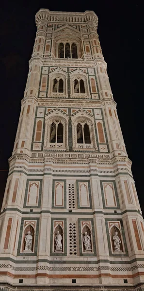 Toren Detail Van Duomo Kathedraal Van Santa Maria Del Fiore — Stockfoto