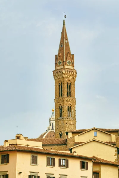 Torre Iglesia Badia Fiorentina Iglesia Más Antigua Florencia Italia — Foto de Stock