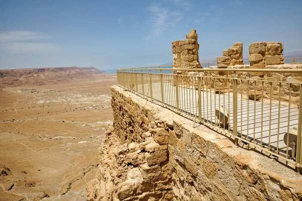 Masada Israel Maj 2016 Masada Palats Ruiner Den Antika Fästningen — Stockfoto