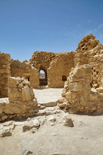 Masada Israel Μαΐου 2016 Περιστεριώνες Στη Masada Ερείπια Του Αρχαίου — Φωτογραφία Αρχείου