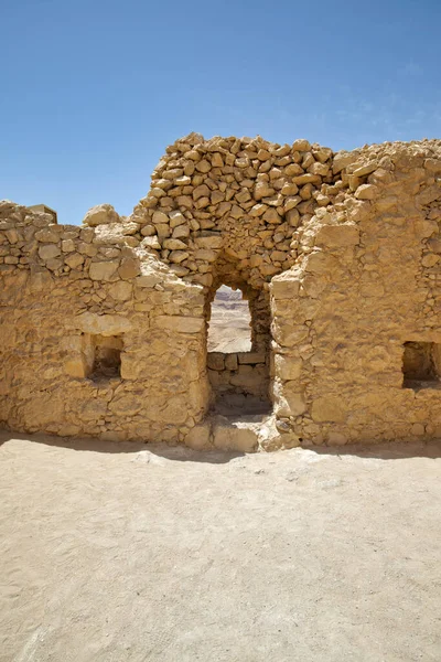 Masada Israel May 2016 Dovecote Masada Ruins Ancient Fortress Southern — Stock Photo, Image