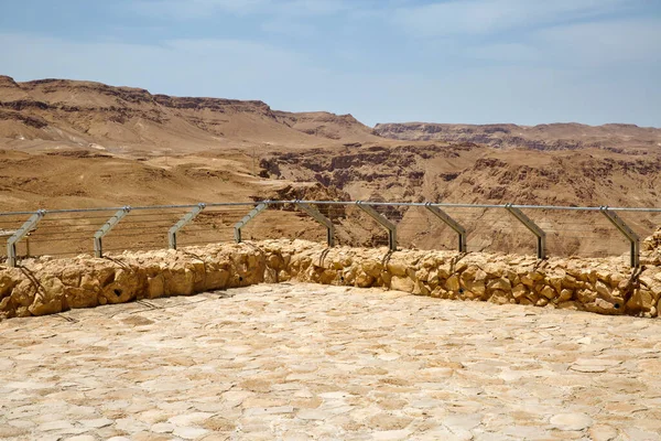 Masada Israel Maj 2016 Ruiny Masady Starożytnej Twierdzy Południowej Części — Zdjęcie stockowe
