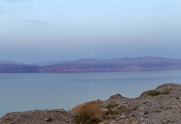 Пейзаж Мертвого Моря Иудейской Пустыне — стоковое фото