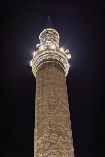 Prizren Kosovo Novembre 2022 Photo Verticale Minaret Mosquée Sinan Pacha — Photo