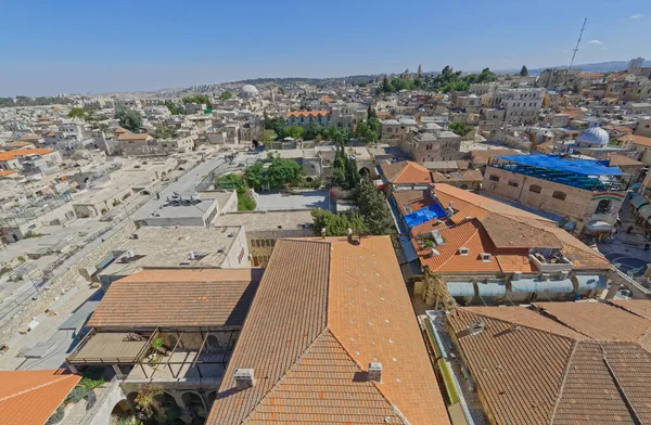 Jerusalem Israel Mayo 2016 Vista Panorámica Ciudad Vieja — Foto de Stock