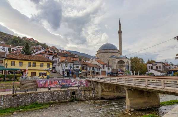 Prizren Kosovo November 2022 Ottomaanse Sinan Pasja Moskee Uitzicht Vanaf — Stockfoto