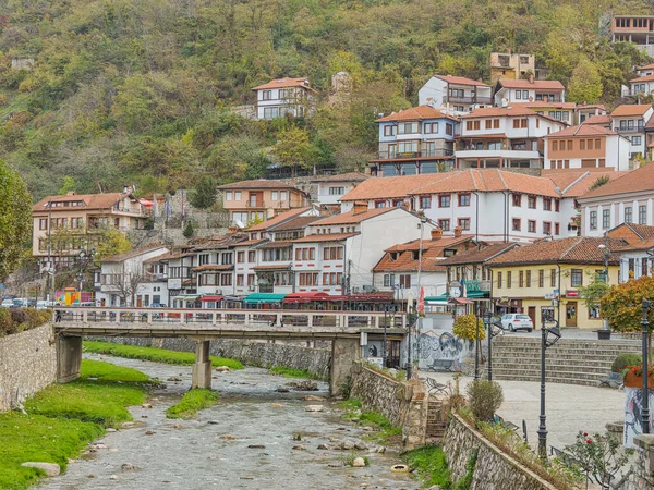 Prizren Kosovo Novembro 2022 Casas Cidade Velha Vista Rua Centro — Fotografia de Stock