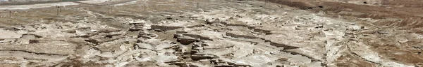 Güney Srail Deki Masada Harabelerinden Ölü Deniz Manzarası — Stok fotoğraf