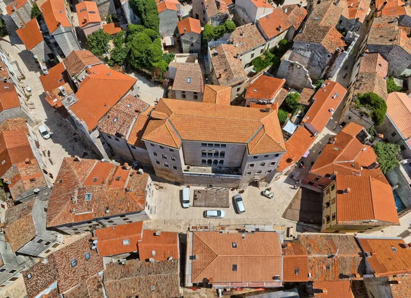 Бейл Хорватия Июня 2023 Года Вид Воздуха Старый Город Раскинувшийся — стоковое фото