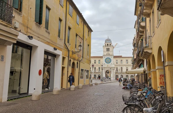 Padua Italien April 2023 Morgonutsikt Över Piazza Dei Signori Med — Stockfoto