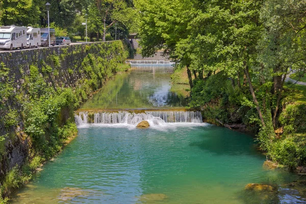 Ajce Bosnie Herzégovine Juin 2023 Une Vue Imprenable Sur Rivière — Photo