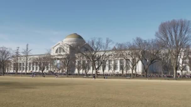 华盛顿 2018年1月19日 美国艺术在首都第8街的档案馆 — 图库视频影像