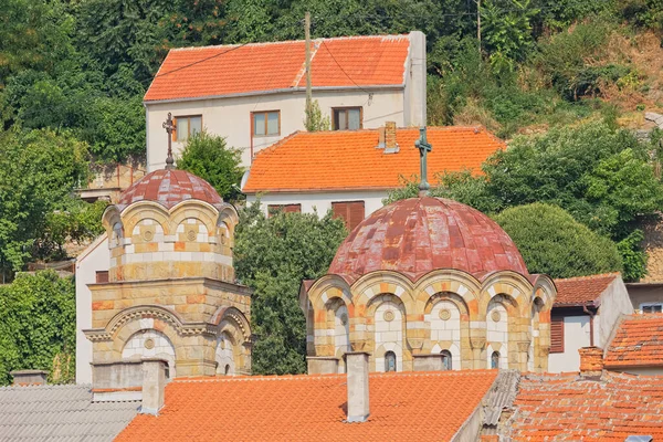 Knin Kroatien August 2018 Großaufnahme Von Dach Turm Und Kuppel — Stockfoto