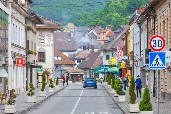 Travnik Bosnia Herzegovina Czerwca 2023 Widok Donję Carsiję Lub Dolny — Zdjęcie stockowe