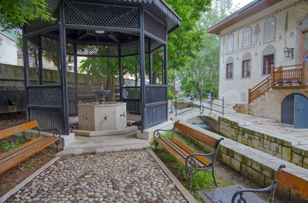 Travnik Bosnia Herzegovina June 2023 Architectural Detail Ablution Area Courtyard — Stock Photo, Image